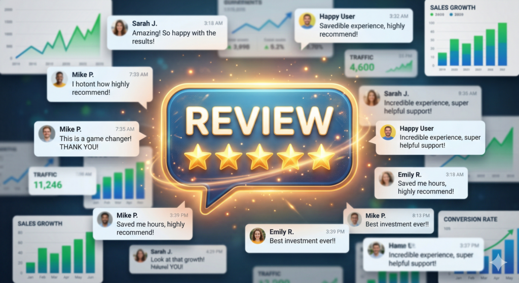 build trust with social proof