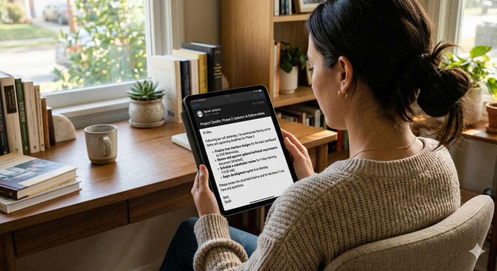 formatting for the scanner readable emails